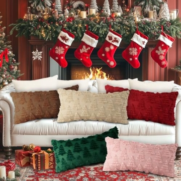 Lanpn Christmas 12x24 Throw Pillow Covers Set of 2