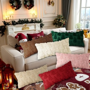 Lanpn Christmas 12x24 Throw Pillow Covers Set of 2