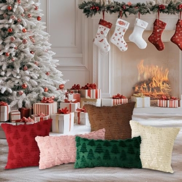 Lanpn Christmas 12x24 Throw Pillow Covers Set of 2