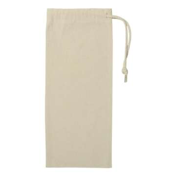Liberty Bags Drawstring Wine Tote OS NATURAL