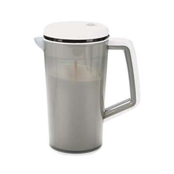 Baby Brezza Electric One Step Formula Mixer Pitcher - Motorized Mixing System for Infant Formula Powder - Large Capacity, Mix 28oz of Formula at Once - Portable for Travel