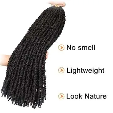 ZRQ Butterfly Locs – Lightweight & Odor-Free Hair Extensions