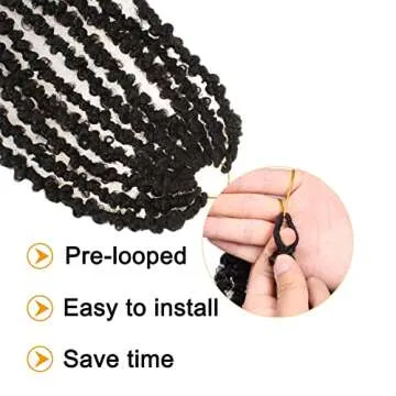 ZRQ Butterfly Locs – Lightweight & Odor-Free Hair Extensions