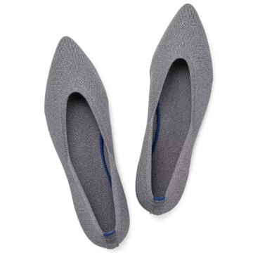 Frank Mully Womens Pointed Toe Flats Knit Dress Shoes Comfort Women Shoes Slip On Shoes for Woman Cl...