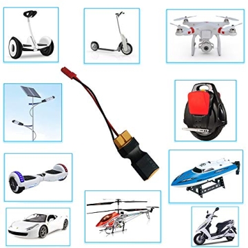XT60 to JST Connector Adapter for RC Multicopters and Drones