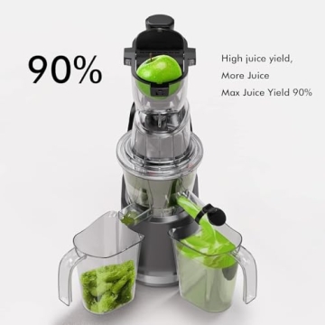 SIFENE Cold Press Juicer - Whole Fruit Juicing Made Easy
