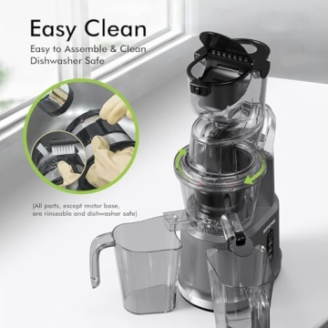 SIFENE Cold Press Juicer - Whole Fruit Juicing Made Easy