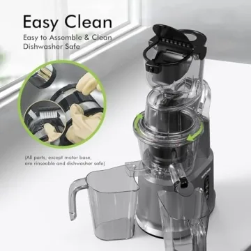 SIFENE Cold Press Juicer - Whole Fruit Juicing Made Easy