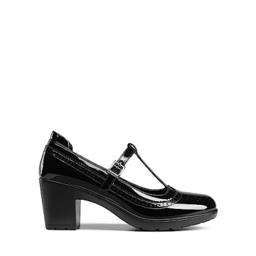 DREAM PAIRS Women's Black T-Strap Oxfords Size 9