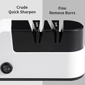 Electric Knife Sharpener - Effortless Blade Restoration & Polishing