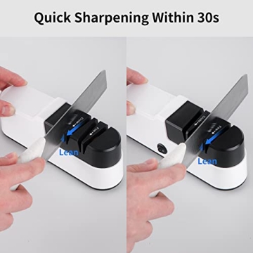 Electric Knife Sharpener - Effortless Blade Restoration & Polishing