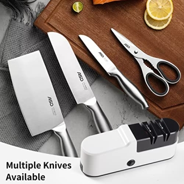 Electric Knife Sharpener - Effortless Blade Restoration & Polishing