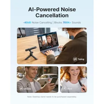 BOYA Magic Wireless Mini Microphone with AI Noise Reduction