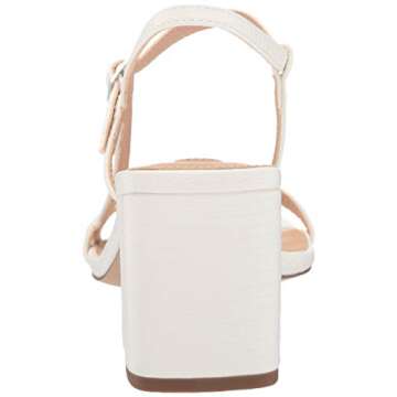 Steve Madden Women's Swoon Heeled Sandal, White, 6.5