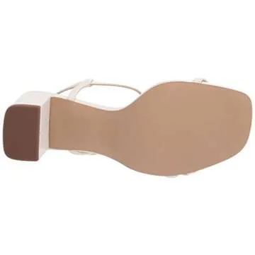 Steve Madden Women's Swoon Heeled Sandal, White, 6.5