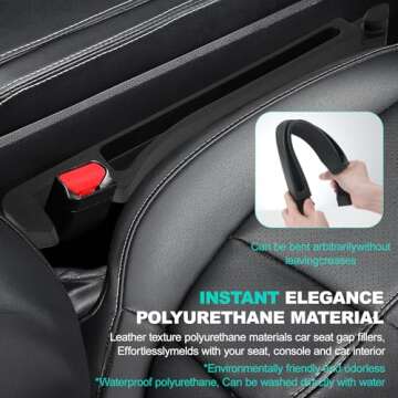 Universal Car Seat Gap Filler - Prevents Items from Falling