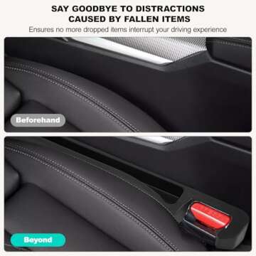 Universal Car Seat Gap Filler - Prevents Items from Falling