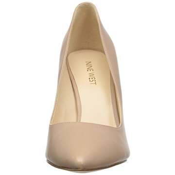 Nine West Women's Tatiana Pump, Natural Leather, 9