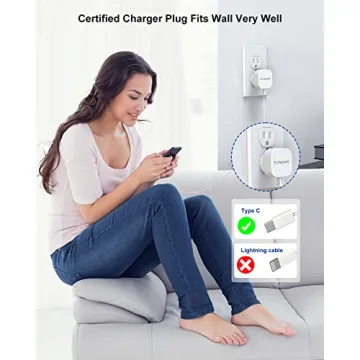 USB C Charger 2 Pack for Fast Charging Apple & Samsung Devices
