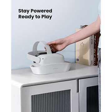GEEKERA Charging Dock for Oculus Quest 2 - Fast Charging Station