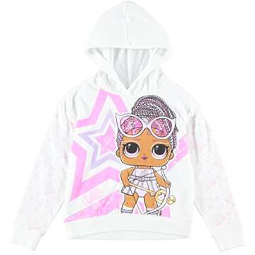 L.O.L. Surprise! Girls Pullover Hoodie and Jogger Sweatpants Clothing Set- Little and Big Girls Sizes 4-16