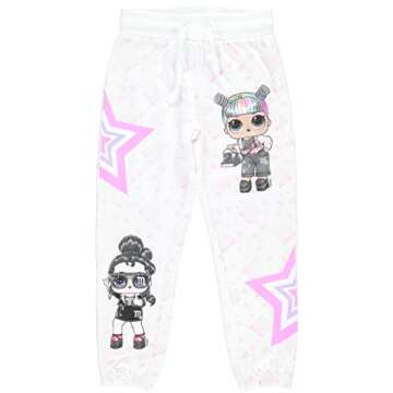 L.O.L. Surprise! Girls Pullover Hoodie and Jogger Sweatpants Clothing Set- Little and Big Girls Sizes 4-16