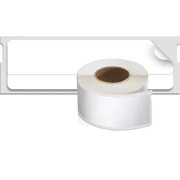 DYMO Authentic LW Mailing Address Labels for LabelWriter Label Printers, White, 1-1/8" x 3-1/2", 12 Rolls of 350 (4200 Total)