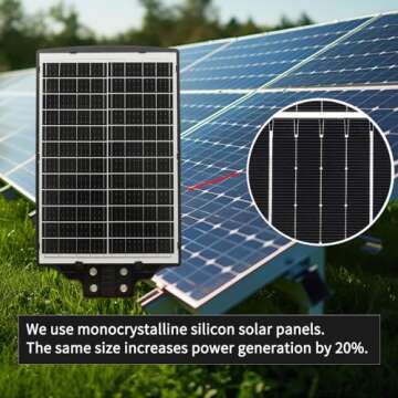 YQL Solar Street Light Outdoor Large - 6000w Bright Power