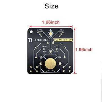 Treedix 2 Sets of Solder Practice Projects DIY Electronics Kits Circuit Boards Trainning Board With ...