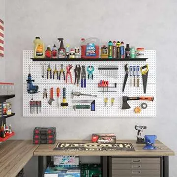Sturdy TIDIHAUSET Pegboard Organizer for Tools and Crafts