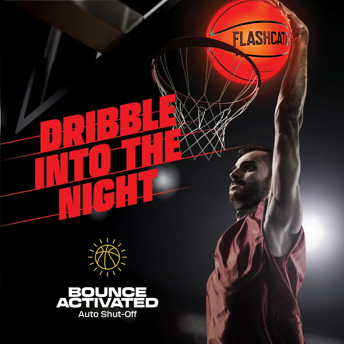 Glow in the Dark Basketball for Kids and Teens