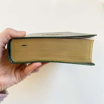 Customizable NLT Giant Print Bible - Green Faux Leather