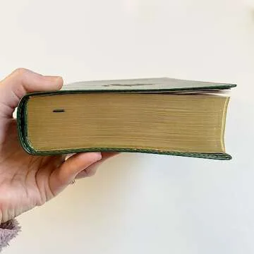 Customizable NLT Giant Print Bible - Green Faux Leather