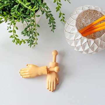 Fourth Castle Micromedia Toynk Tiny Hands Funny Gag Prank Novelty Item | 3 Inches Long