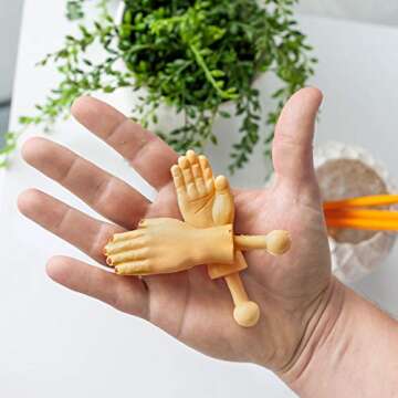 Fourth Castle Micromedia Toynk Tiny Hands Funny Gag Prank Novelty Item | 3 Inches Long