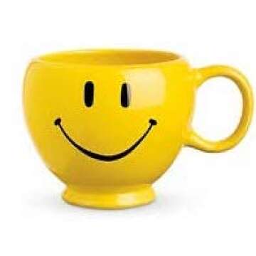 Smiley Face Coffee Mug - Brighten Your Mornings with a Cheerful Sip!
