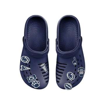 FOCO Penn State Nittany Lions NCAA Team Clog Shoe Charms - 10 Pack