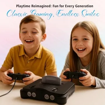 Nintendo 64 Console Premium Bundle with HDMI and Controllers