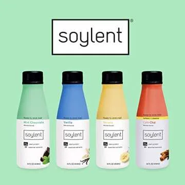 Soylent Meal Replacement Shake, Seasonal Sampler Pack, Contains 20g Complete Vegan Protein, Ready-to-Drink, 14oz, 12 Pack