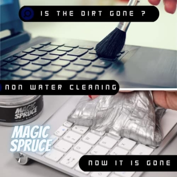 ToysButty Car Cleaning Gel Kit - Non Sticky & Reusable