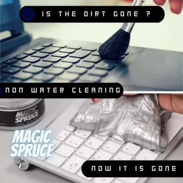 ToysButty Car Cleaning Gel Kit - Non Sticky & Reusable