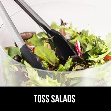 Gorilla Grip BBQ Tongs Set - Heat Resistant & Durable