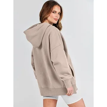 ANRABESS Oversized Women's Hoodie - Fall Trendy Pullover