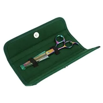 Sharf Gold Touch Pet Shears - 6.5" Rainbow Thinning Shears