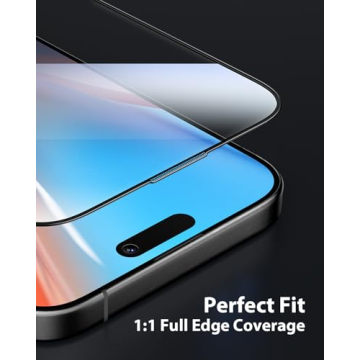 Mkeke iPhone 16 Screen Protector 3 Pack - Military Grade