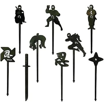 GET FRESH Ninja Food Picks for Kids – 18-pcs Mini Ninja Food Picks for Toddlers Lunch Decoration ?...