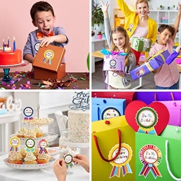 Happy Birthday Stickers for Kids 300pcs Decor for Classrooms