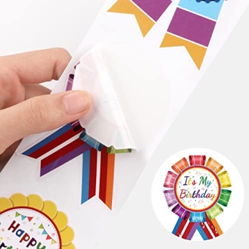 Happy Birthday Stickers for Kids 300pcs Decor for Classrooms
