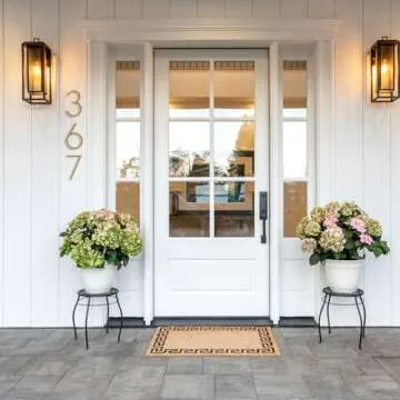 Stylish 5" Floating House Number in Gold Finish