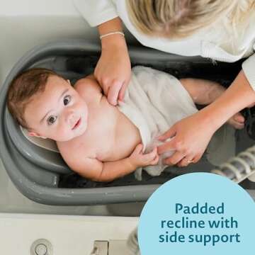 3-in-1 Eco-Friendly Baby Bath Tub for Newborns to Toddlers